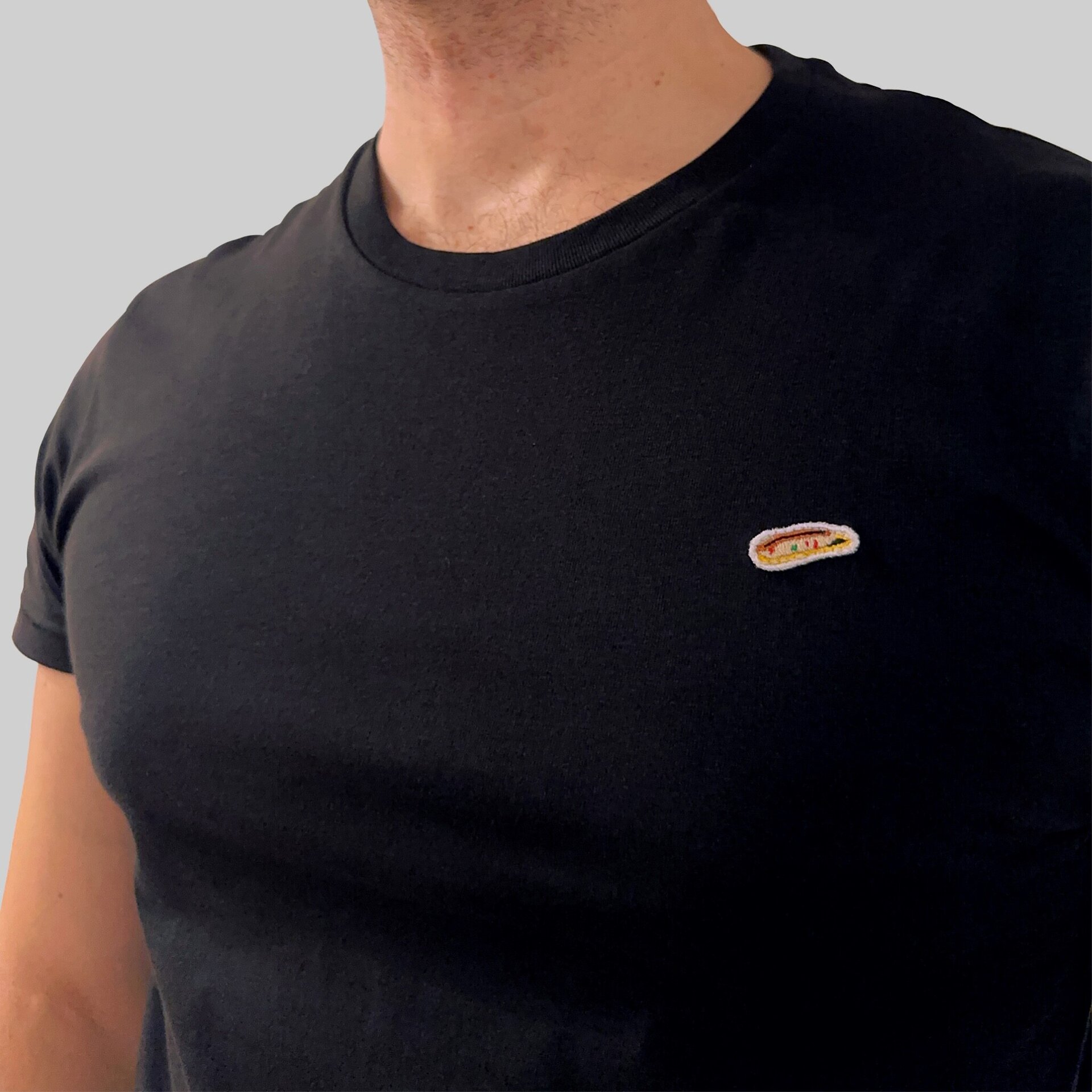 Camiseta Hombre Negra Manga Corta - 2