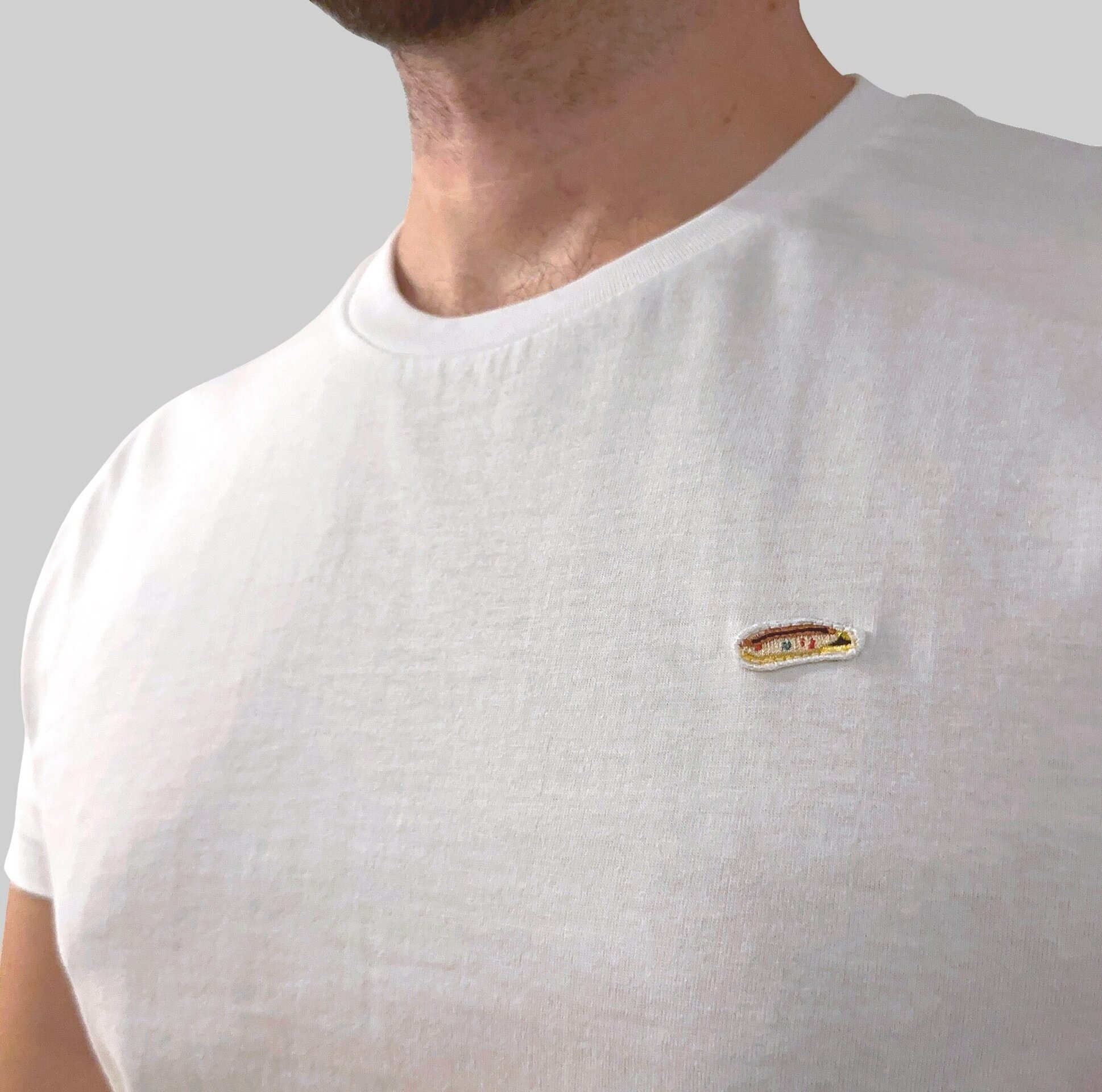 Camiseta Hombre Blanca Manga Corta - 2